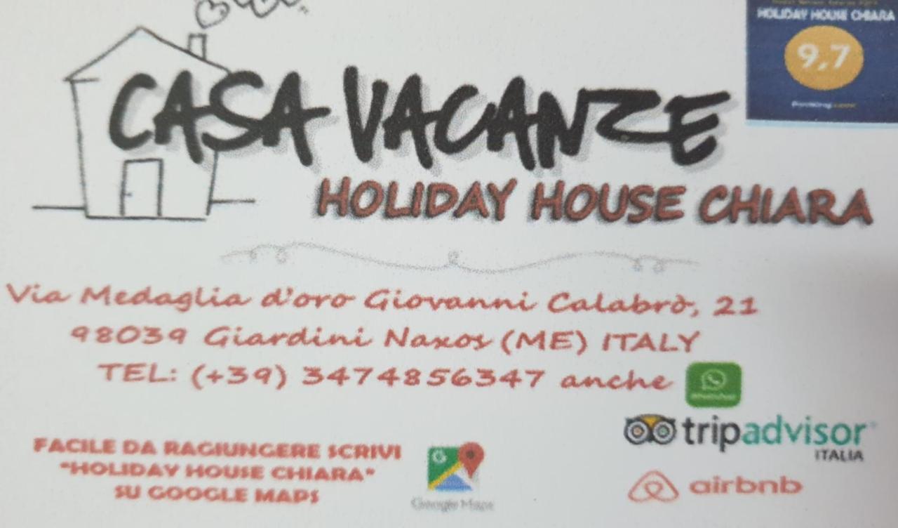 Holiday House Chiara Giardini-Naxos Zewnętrze zdjęcie